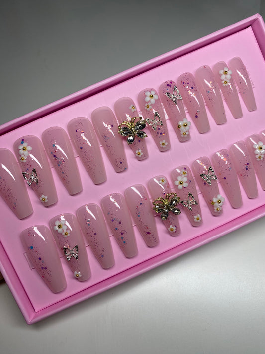 Butterfly spring nail set